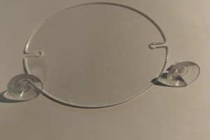 KFZ Vignettenhalterung mit 2 Saugnäpfen